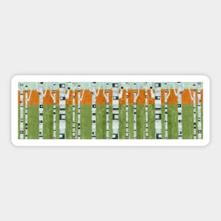 Birches in Spring Sticker